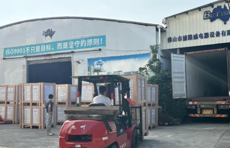 మా కీలక క్లయింట్ కోసం తక్షణ హాట్ వాటర్ హీట్ పంప్.